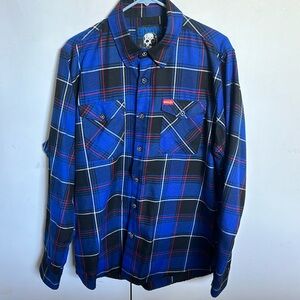 Dixxon flannel Mens L Friday The 13th Camp Crystal Lake rare limited run